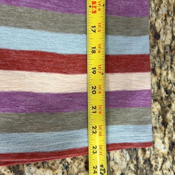 Madewell Alto Scoop Tee in Granda Stripe T-shirt Top Size M - Picture 9 of 9